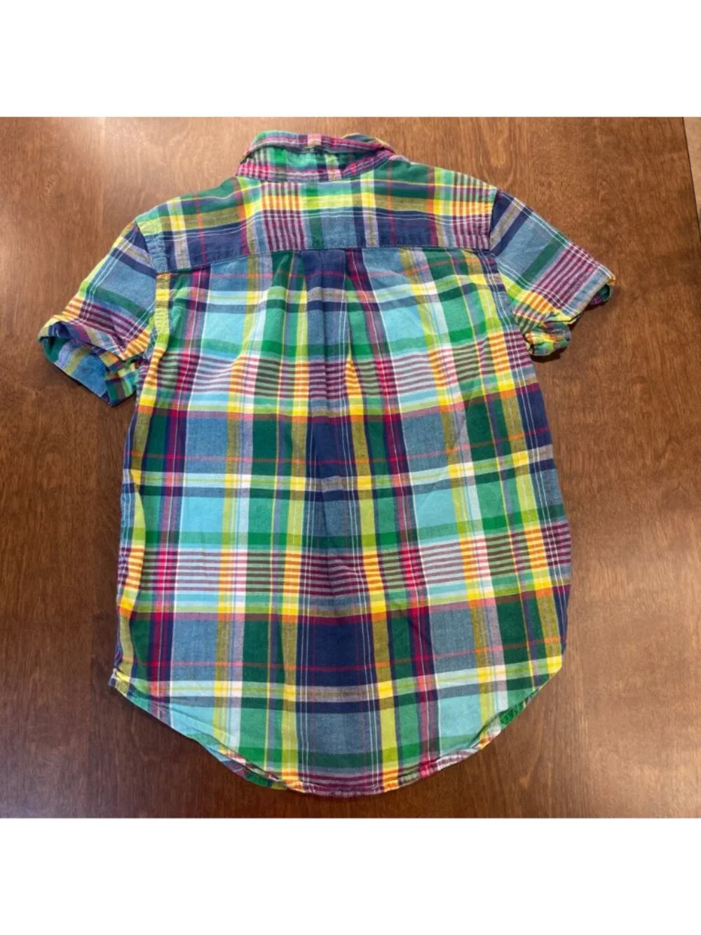 Ralph Lauren and Janie and Jack Short Sleeve Shirt Lot of 2 Boys Size 4 Cotton